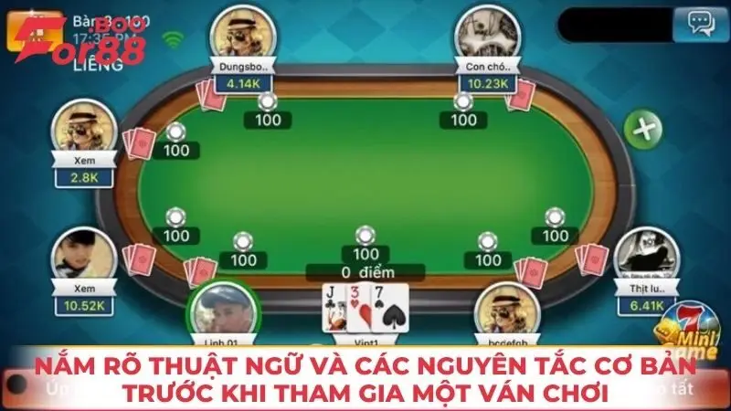 Nắm rõ thuật ngữ và các nguyên tắc cơ bản trước khi tham gia một ván chơi